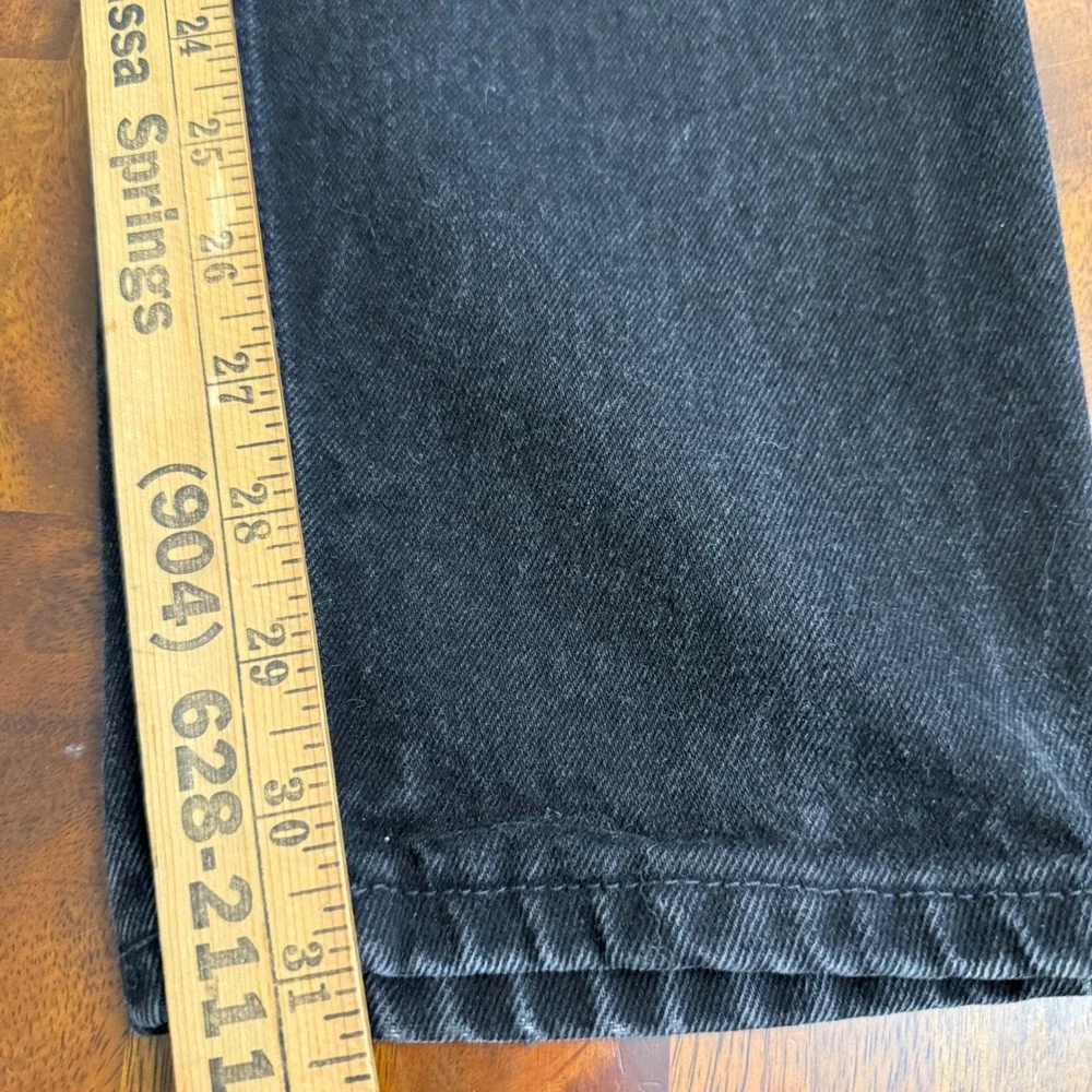 Levis 550 Orange Tab Relaxed Fit Tapered Leg Black Jean 33x32(32x31) '94 Vintage